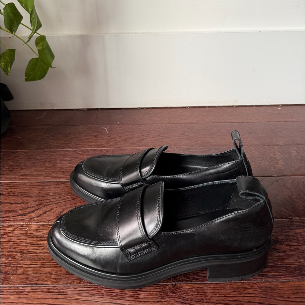 Aeyde Black Leather Loafers - Picture 2 of 4